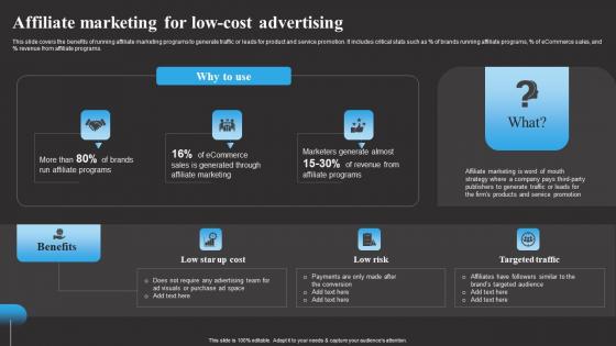 Affiliate Marketing For Low Cost Advertising Tracking Word Mouth Marketing Introduction PDF Affiliate Marketing For Low Cost Advertising Tracking Word Mouth Marketing Introduction PDF