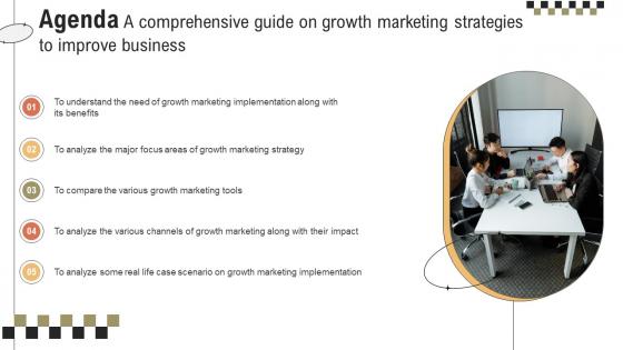 Agenda A Comprehensive Guide On Growth Marketing Strategies To Improve Business MKT SS V