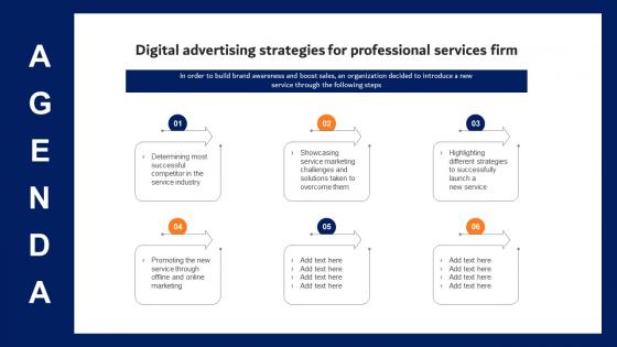 Agenda Digital Advertising Strategies For Professional Services Firm Themes Pdf Agenda Digital Advertising Strategies For Professional Services Firm Themes Pdf