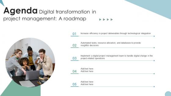 Agenda Digital Transformation In Project Management A Roadmap Agenda Digital Transformation In Project Management A Roadmap