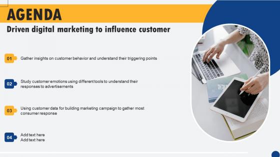 Agenda Driven Digital Marketing To Influence Customer Demonstration Pdf