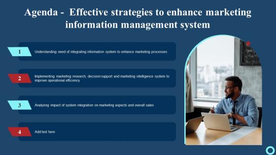 Agenda Effective Strategies To Enhance Marketing Information Management System Topics Pdf