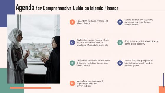 Agenda For Comprehensive Guide On Islamic Finance Infographics PDF