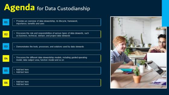 Agenda For Data Custodianship Professional Pdf