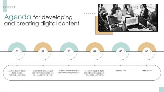 Agenda For Developing And Creating Digital Content Strategy SS V