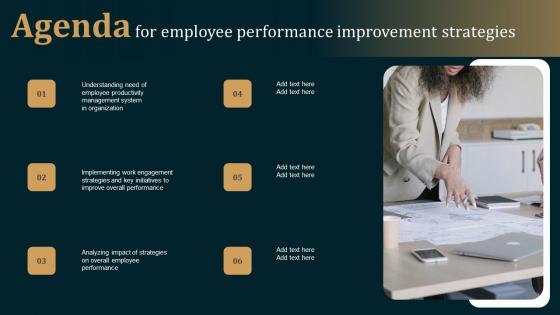 Agenda For Employee Performance Improvement Strategies Rules Pdf