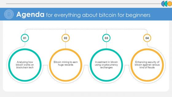 Agenda For Everything About Bitcoin For Beginners PPT Example Fin SS V