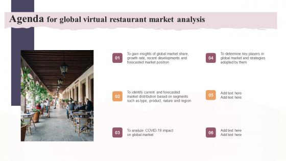 Agenda For Global Virtual Restaurant Market Analysis Summary Pdf