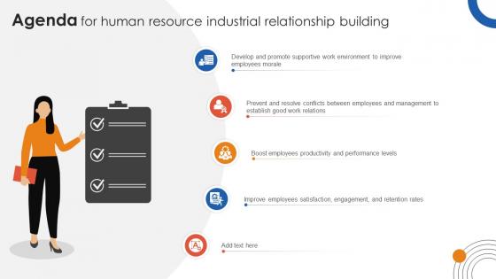 Agenda For Human Resource Industrial Relationship Building Agenda For Human Resource Industrial Relationship Building