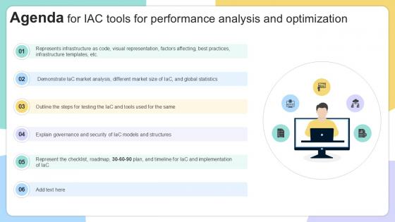 Agenda For IAC Tools For Performance Analysis And Optimization PPT PowerPoint