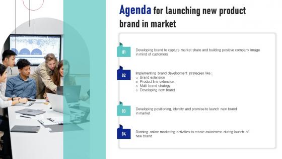 Agenda For Launching New Product Brand In Market Infographics Pdf