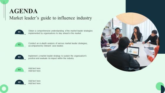 Agenda For Market Leaders Guide To Influence Industry Icons Pdf