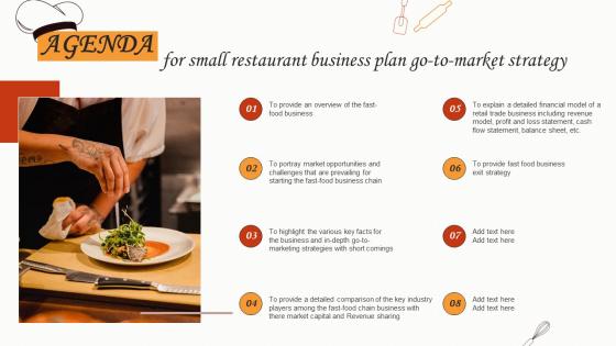 Agenda For Small Restaurant Business Plan Go To Market Strategy Topics Pdf Agenda For Small Restaurant Business Plan Go To Market Strategy Topics Pdf