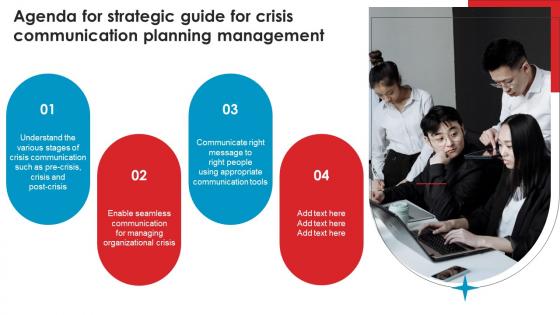 Agenda For Strategic Guide For Crisis Communication Planning Management Diagrams Pdf