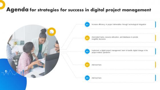 Agenda For Strategies For Success In Digital Project Management Agenda For Strategies For Success In Digital Project Management