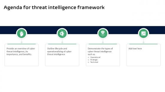 Agenda For Threat Intelligence Framework Threat Intelligence Ppt Sample Agenda For Threat Intelligence Framework Threat Intelligence Ppt Sample