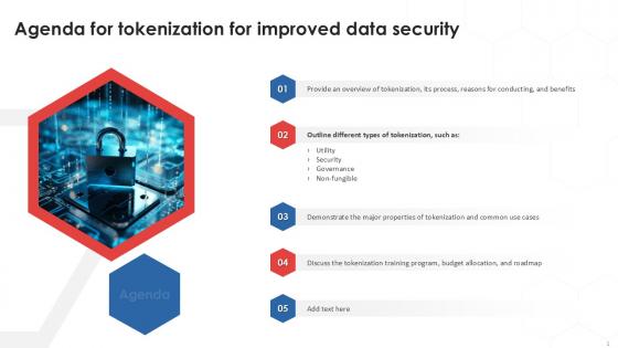 Agenda For Tokenization For Improved Data Security PPT Powerpoint Agenda For Tokenization For Improved Data Security PPT Powerpoint