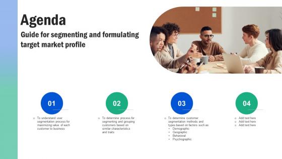 Agenda Guide For Segmenting And Formulating Target Market Profile Icons Pdf Agenda Guide For Segmenting And Formulating Target Market Profile Icons Pdf