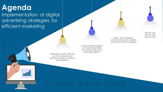 Agenda Implementation Of Digital Advertising Strategies For Efficient Marketing Structure Pdf