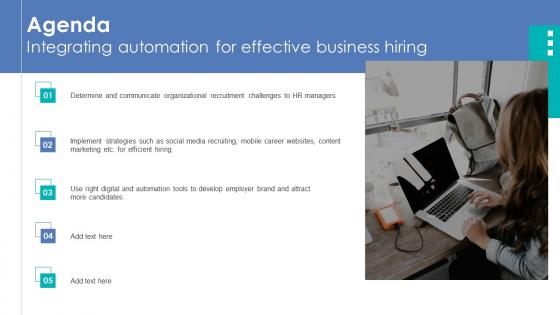 Agenda Integrating Automation For Effective Business Hiring Agenda Integrating Automation For Effective Business Hiring