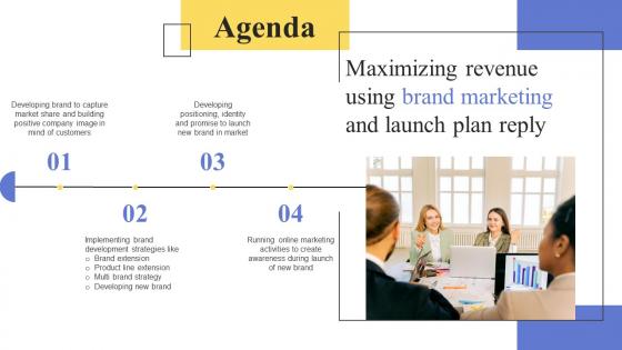 Agenda Maximizing Revenue Using Brand Marketing And Launch Plan Reply Summary Pdf