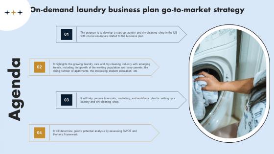 Agenda On Demand Laundry Business Plan Go To Market Strategy Rules Pdf