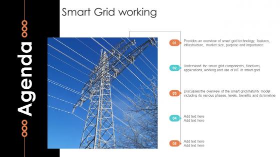 Agenda Smart Grid Working Agenda Smart Grid Working