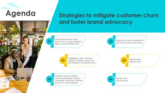 Agenda Strategies To Mitigate Customer Churn And Foster Elements Pdf