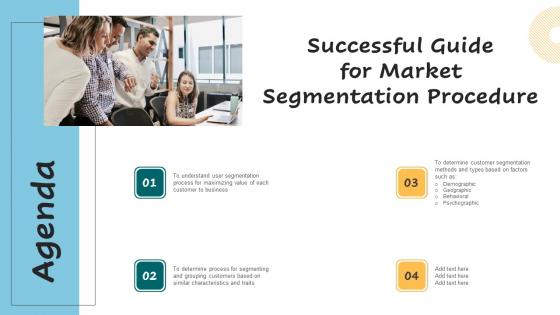 Agenda Successful Guide For Market Segmentation Procedure Themes Pdf