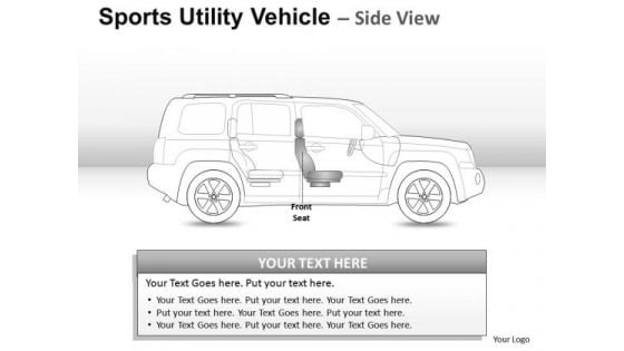 Aggressive Sports Utility Blue Vehicle PowerPoint Slides And Ppt Diagram Templates