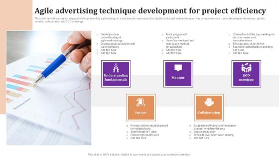 Agile Advertising Technique Development For Project Efficiency Elements Pdf
