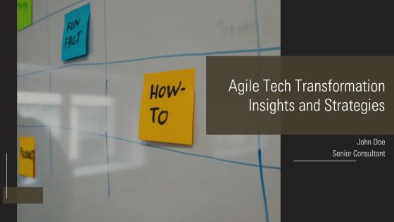 Agile Tech Transformation Insights And Strategies PPT Template AT