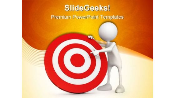 Aim In The Target Center Business PowerPoint Templates And PowerPoint Backgrounds 0311 Aim In The Target Center Business PowerPoint Templates And PowerPoint Backgrounds 0311