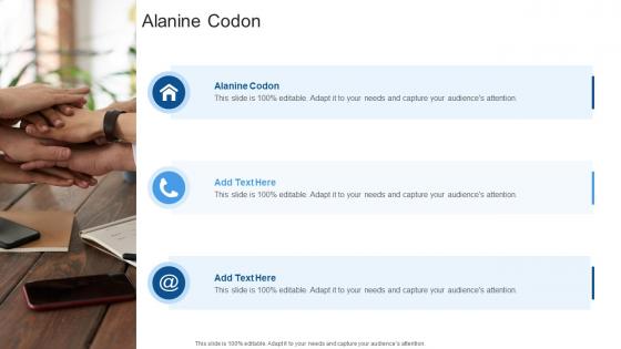 Alanine Codon In Powerpoint And Google Slides Cpb