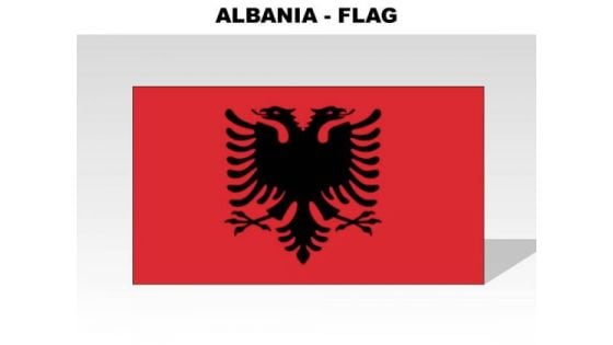 Albania Country PowerPoint Flags