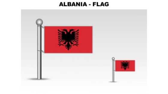 Albania Country PowerPoint Flags