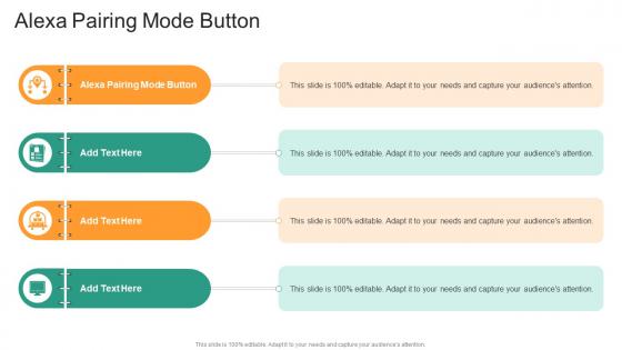 Alexa Pairing Mode Button In Powerpoint And Google Slides Cpb