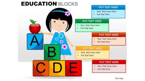 Alphabet Blocks PowerPoint Templates Education Ppt Slides