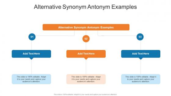 Alternative Synonym Antonym Examples In Powerpoint And Google Slides Cpb