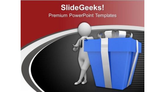 Always Find The Best Gifting Option PowerPoint Templates Ppt Backgrounds For Slides 0713