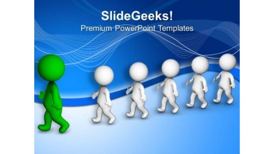 Always Show A Right Path PowerPoint Templates Ppt Backgrounds For Slides 0613