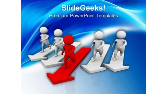 Always Stand Out From Crowd PowerPoint Templates Ppt Backgrounds For Slides 0513