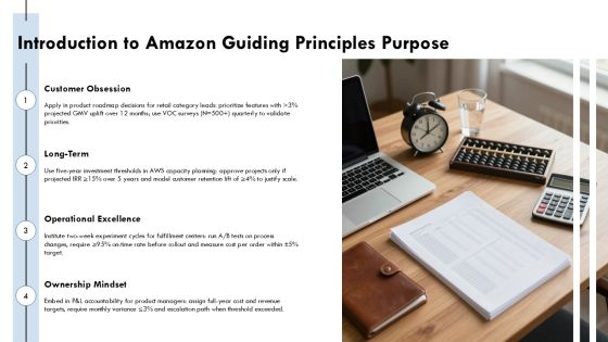 Amazon Guiding Principles PPT Structure VM Slide03