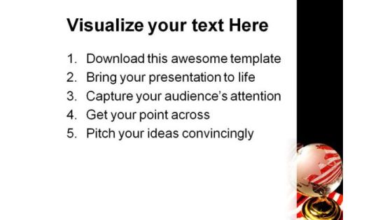 Ameri Globe PowerPoint Template 1110 Slide03