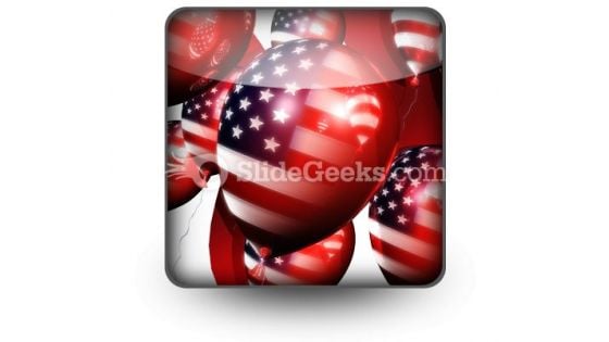 America Balloons01 PowerPoint Icon S