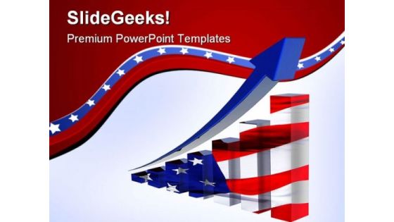 America Statistics Business PowerPoint Themes And PowerPoint Slides 0411