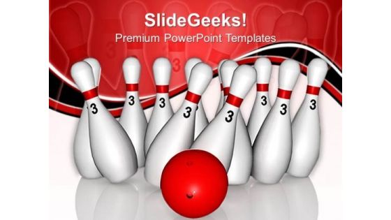 American Bowling Game PowerPoint Templates And PowerPoint Themes 0612