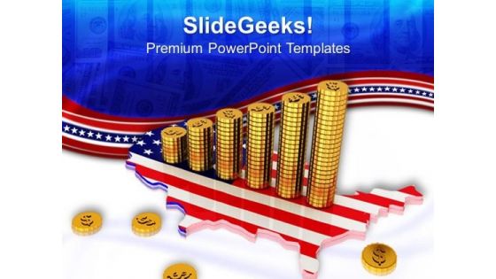 American Dollar Growth PowerPoint Templates And PowerPoint Themes 0912