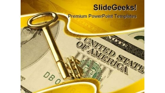 American Dream Money PowerPoint Templates And PowerPoint Backgrounds 0411