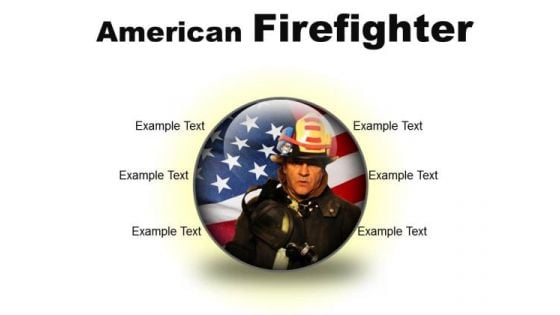 American Firefighter Youth PowerPoint Presentation Slides C